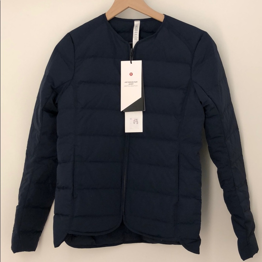 lululemon athletica Navy Quilted Lightweight Jacket